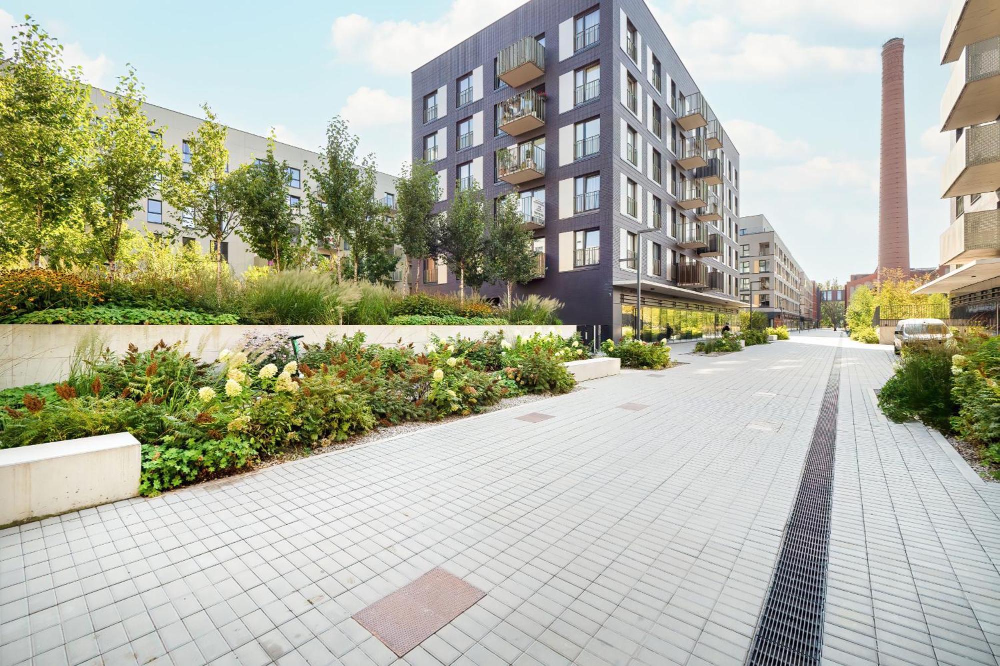 Luksusowe Studio W Lodzi Z Biurkiem, Balkonem I Klimatyzatorem By Renters Prestige 外观 照片